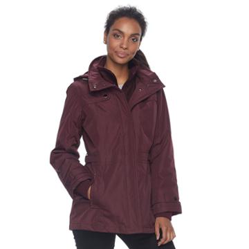 Women's D.e.t.a.i.l.s Hooded Anorak, Size: Xl, Red
