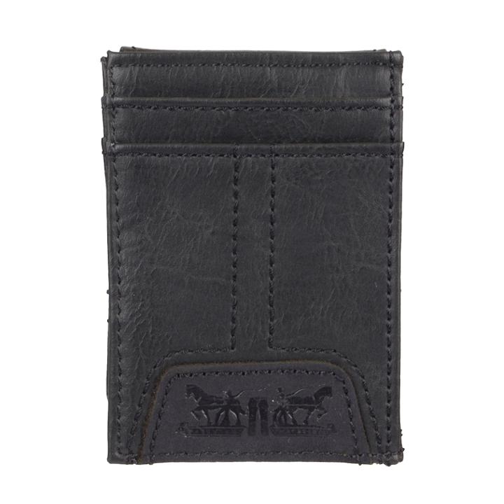 Men's Levi's Cut-edge Roller-buckle Leather Belt, Black