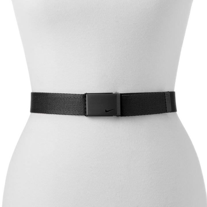 Women's Nike Tech Essential Bottle Opener Web Belt, Black