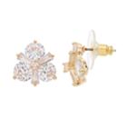 Napier Cubic Zirconia Triangle Stud Earrings, Women's, Gold