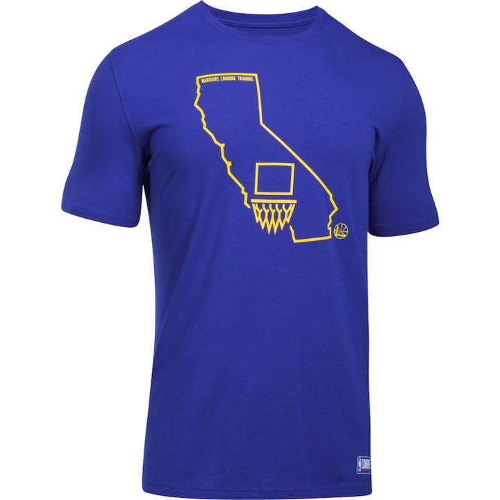 Men's Under Armour Golden State Warriors Charged State Tee, Size: Medium, Royal