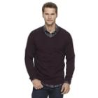Men's Apt. 9&reg; Modern-fit 12gg Merino V-neck Sweater, Size: Large, Dark Red