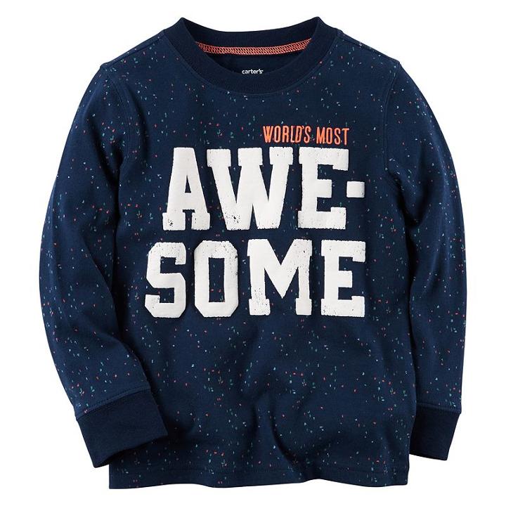 Boys 4-8 Carter's World's Most Awesome Graphic Tee, Size: 8, Ovrfl Oth