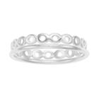 Love This Life Sterling Silver Infinity Ring Set, Women's, Size: 7