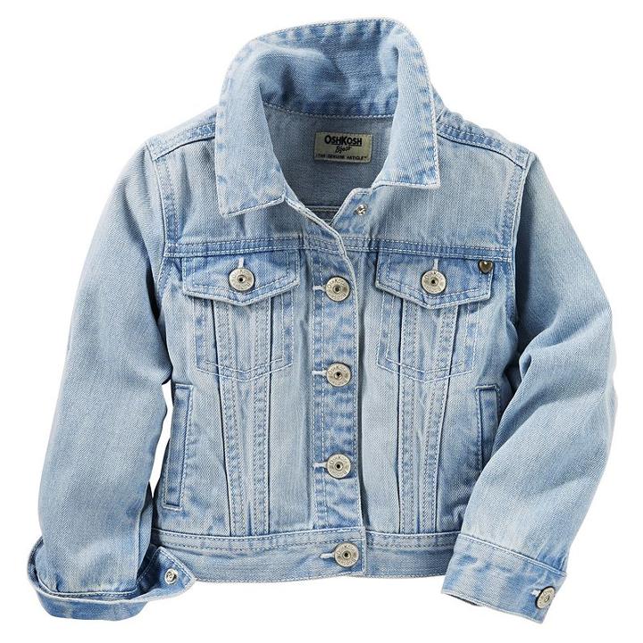 Toddler Girl Oshkosh B'gosh&reg; Denim Jacket, Size: 4t, Blue Other
