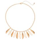 Gold Tone Multi Drop Collar Necklace, Women's