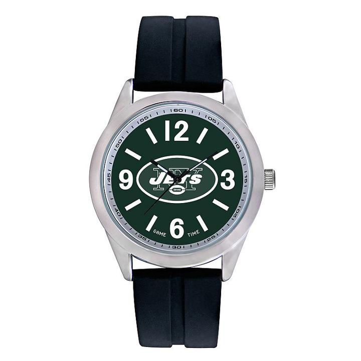 Men's Game Time New York Jets Varsity Watch, Black
