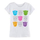 Girls 7-16 Transformers Glitter Graphic Tee, Size: Large, White