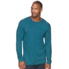 Big & Tall Sonoma Goods For Life&trade; Flexwear Slim-fit Stretch Crewneck Tee, Men's, Size: M Tall, Dark Blue