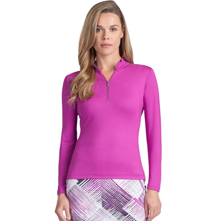 Women's Tail Adele Long Sleeve Golf Top, Size: Xl, Med Purple