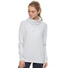 Women's Tek Gear&reg; Long Sleeve Cowl Neck Top, Size: Medium, Light Blue