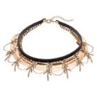Mudd&reg; Bar & Chain Layered Choker Necklace, Women's, Gold