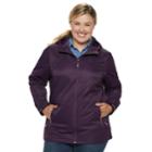 Plus Size Zeroxposur Samara Hooded Rain Jacket, Women's, Size: 2xl, Med Purple