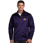 Men's Antigua Los Angeles Lakers Golf Jacket, Size: Small, Drk Purple