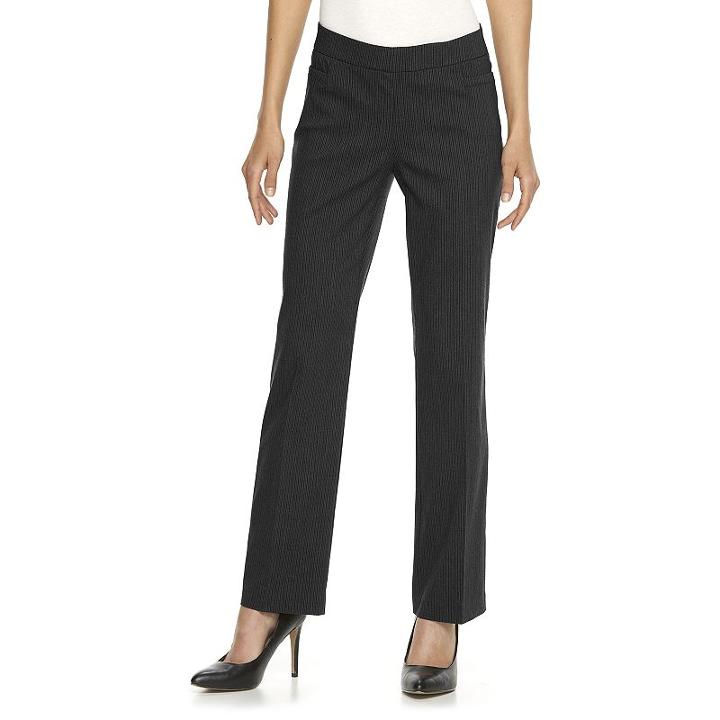 Petite Apt. 9&reg; Bootcut Dress Pants, Women's, Size: 4p-short, Black