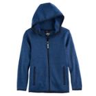 Boys 8-20 Zeroxposur Sweater Fleece Jacket, Size: Medium, Turquoise/blue (turq/aqua)