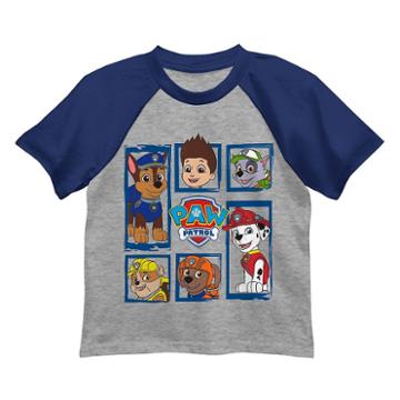 Boys 4-7 Paw Patrol Chase, Rocky & Marshall Graphic Tee, Boy's, Size: 5-6, Med Grey