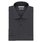 Men's Van Heusen Flex Collar Classic-fit Dress Shirt, Size: 15.5-32/33, Grey (charcoal)