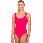 Women's Danskin Strappy Shoulder Dance Leotard, Size: Large, Brt Pink