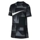 Boys 8-20 Nike Swoosh Base Layer Top, Size: Xl, Grey (charcoal)