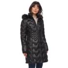 Women's Gallery Hooded Puffer Jacket, Size: Small, Black