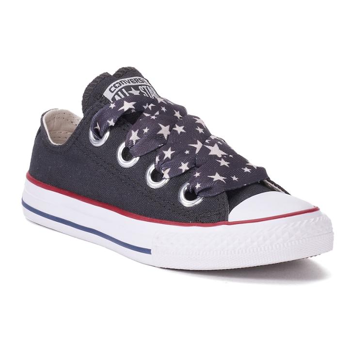 Girls' Converse Chuck Taylor All Star Big Eyelet Sneakers, Size: 3, Silver