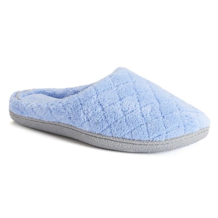Women's Dearfoams Microfiber Terry Clog Slippers, Size: Large, Brt Orange