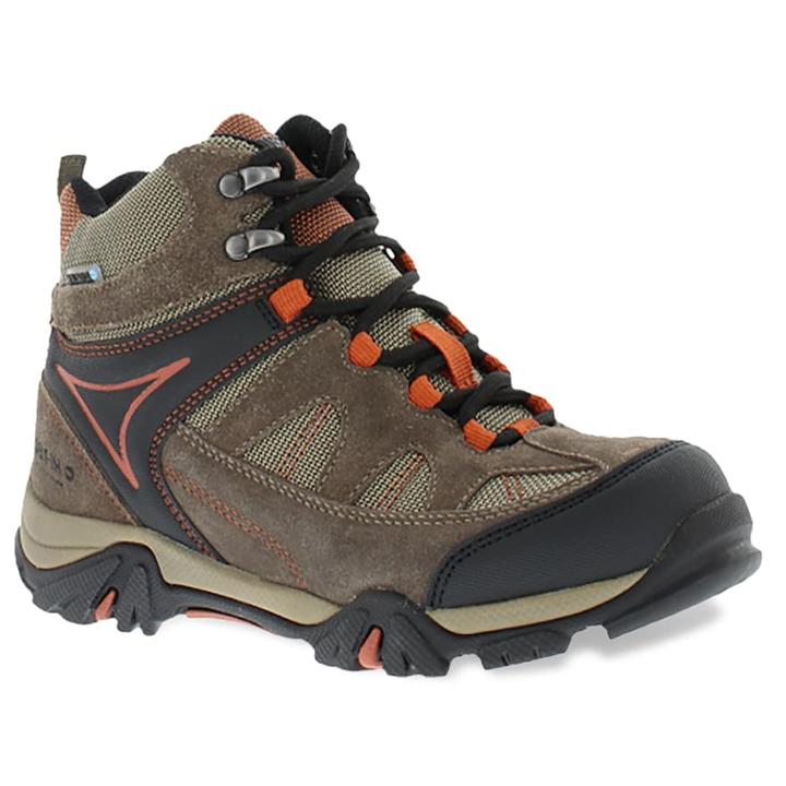 Hi-tec Summit Boys' Hiking Boot, Size: 4, Dark Brown