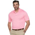 Big & Tall Grand Slam Off Course Regular-fit Striped Performance Golf Polo, Men's, Size: L Tall, Dark Pink