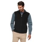 Men's Croft & Barrow&reg; Arctic Fleece Classic-fit Easy-care Vest, Size: Xl, Black