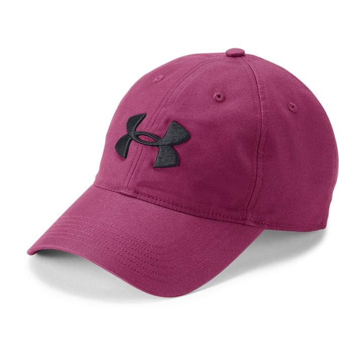 Men's Under Armour 2.0 Adjustable Chino Golf Cap, Light Red