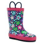 Western Chief Precious Petals Girls' Waterproof Rain Boots, Size: 12, Med Blue