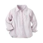 Girls 4-8 Carter's Pink Striped Woven Shirt, Size: 4