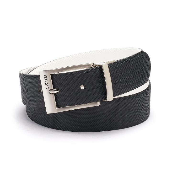 Men's Izod Reversible Golf Belt, Size: 36, Dark Blue