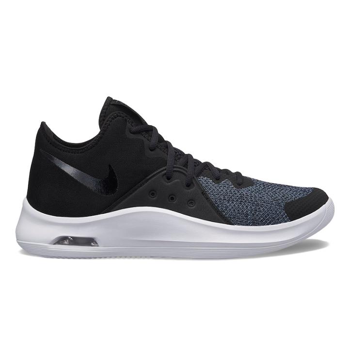 Nike Air Versitile Iii Adult Basketball Shoes, Adult Unisex, Size: M7w8.5, Black