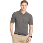 Big & Tall Izod Heritage Classic-fit Pique Polo, Men's, Size: Xl Tall, Grey (charcoal)