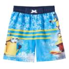 Boys 4-7 Despicable Me Minion Swim Trunks, Boy's, Size: 5, Blue (navy)