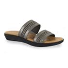 Easy Street Dionne Women's Sandals, Size: 6 Wide, Silver (pewter)