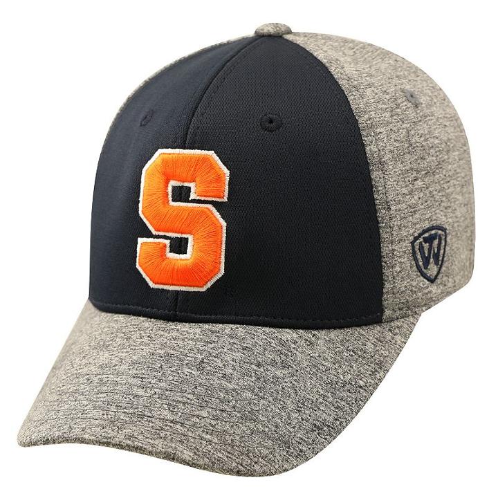 Top Of The World, Adult Syracuse Orange Pressure One-fit Cap, Blue (navy)