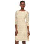 Women's Sharagano Lace Shift Dress, Size: 12, Multicolor