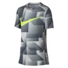 Boys 8-20 Nike Swoosh Base Layer Top, Size: Large, Grey