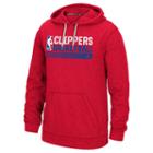 Men's Adidas Los Angeles Clippers Icon Status Climawarm Hoodie, Size: Large, Red