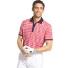 Men's Izod Explorer Classic-fit Striped Performance Golf Polo, Size: Xl, Med Red