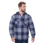 Big & Tall Dickies Plaid Flannel Jacket, Men's, Size: 3xb, Blue (navy)