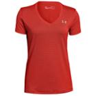 Women's Under Armour Tech Ticker Short Sleeve Tee, Size: Medium, Orange