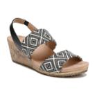 Lifestride Marcela Women's Wedge Sandals, Size: Medium (8.5), Black