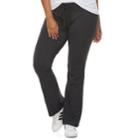 Juniors' Plus Size So&reg; Drawstring Yoga Pants, Teens, Size: 3xl, Dark Grey