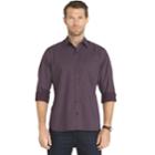 Big & Tall Van Heusen Untucked Slim-fit Button-down Shirt, Men's, Size: 2xb, Purple Oth