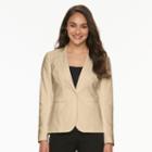 Women's Apt. 9&reg; Torie Blazer, Size: 2, Lt Beige