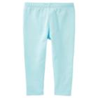 Girls 4-8 Oshkosh B'gosh&reg; Solid Crop Leggings, Girl's, Size: 5, Turquoise/blue (turq/aqua)